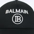Balmain BW Black Basic Logo Cap